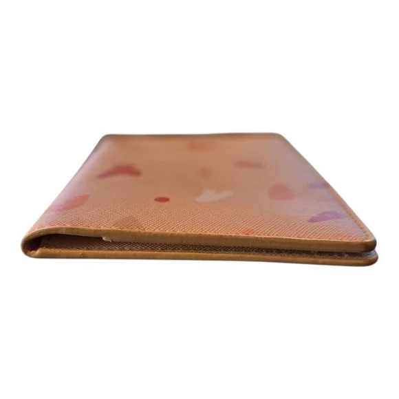 Glass Ladder & Co. Kristina Lubinski Pink Faux Leather Travel Passport Wallet - Picture 7 of 10